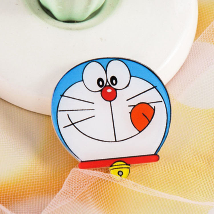 Japanese Cartoon Acrylic Brooch Cute Robot Cat Anime Badge Custom Children's Bag Pendant Accessories Patch