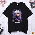 Anime Spell Battle Men's and Women's Round Neck Summer T-shirt