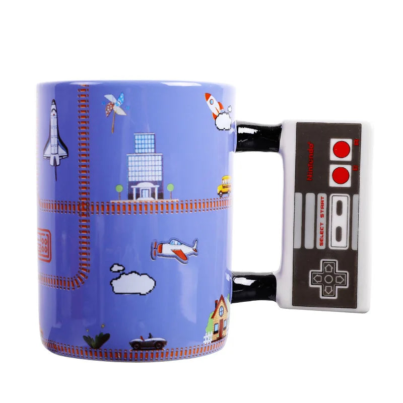 Blue Cup Game Handle